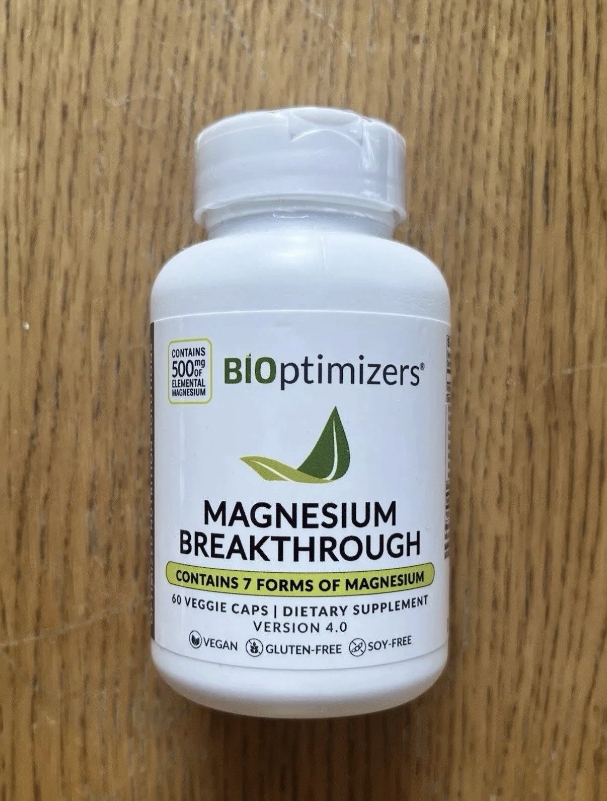 Bioptimizers Magnesium Breakthrough all 7 essential forms, 60 capsules – 2 pack