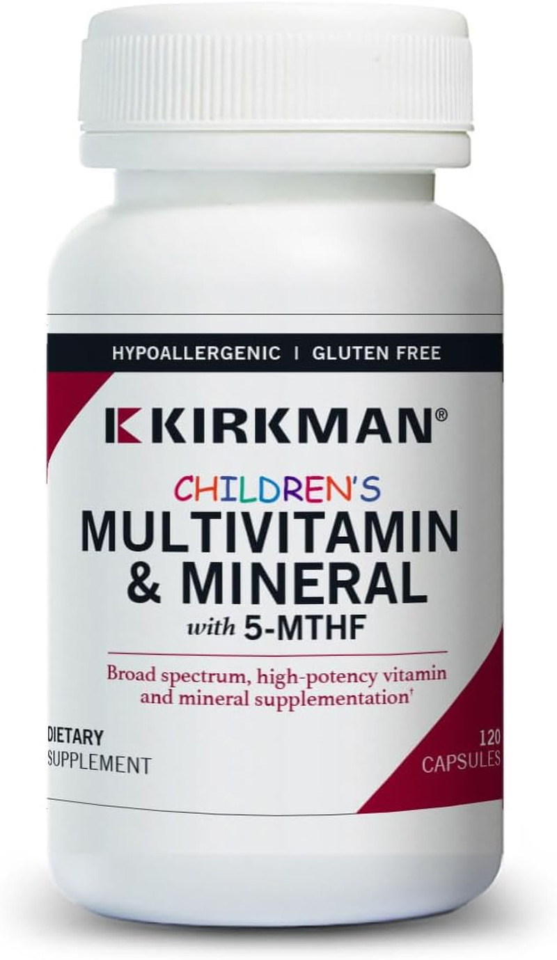 – Children’S Multivitamin & Mineral – 120 Capsules – with 5-MTHF – Potent Bro…