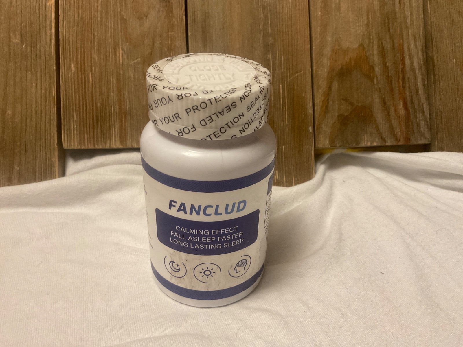 Fanclud Calming Supplement – Fall Asleep Faster, Magnesium Glycinate, Exp 6/2026