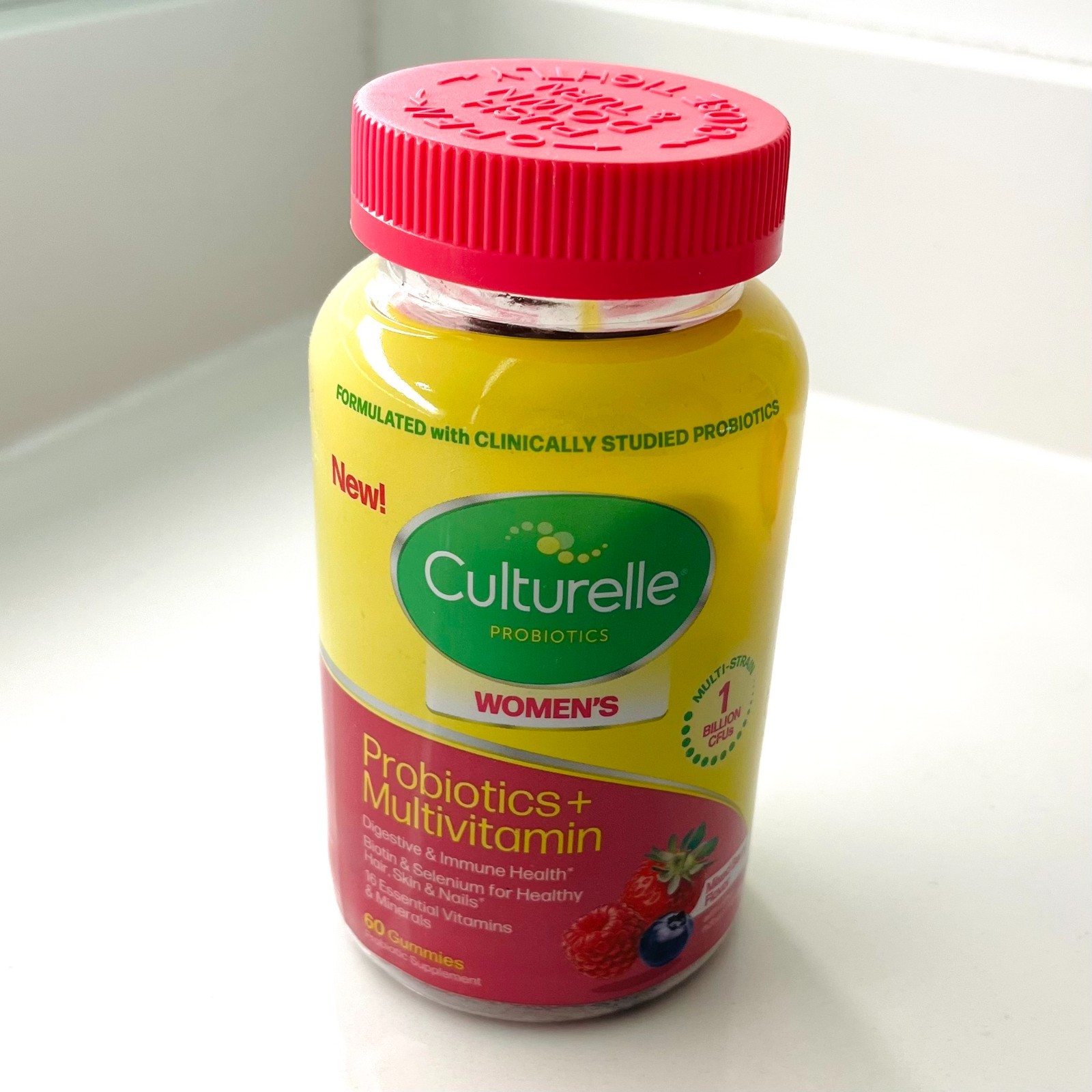 Culturelle Women’s Probiotics + Multivitamin Gummies Mixed Berry Flavor 60 Count