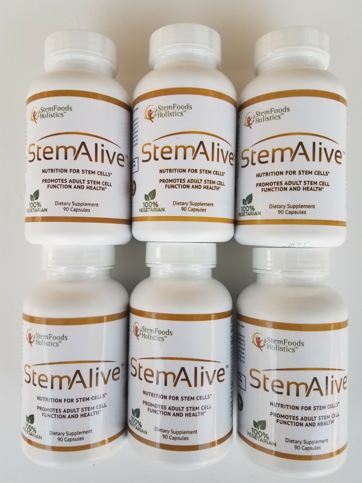 6 Stem Alive Stem Foods Holisticis Nutrition for Stem Cells 90 caps. 03/2027