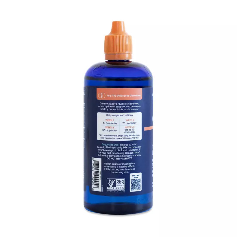 Trace Minerals ConcenTrace Mineral Drops 8 oz Healthy Cells Energy Exp 2027+