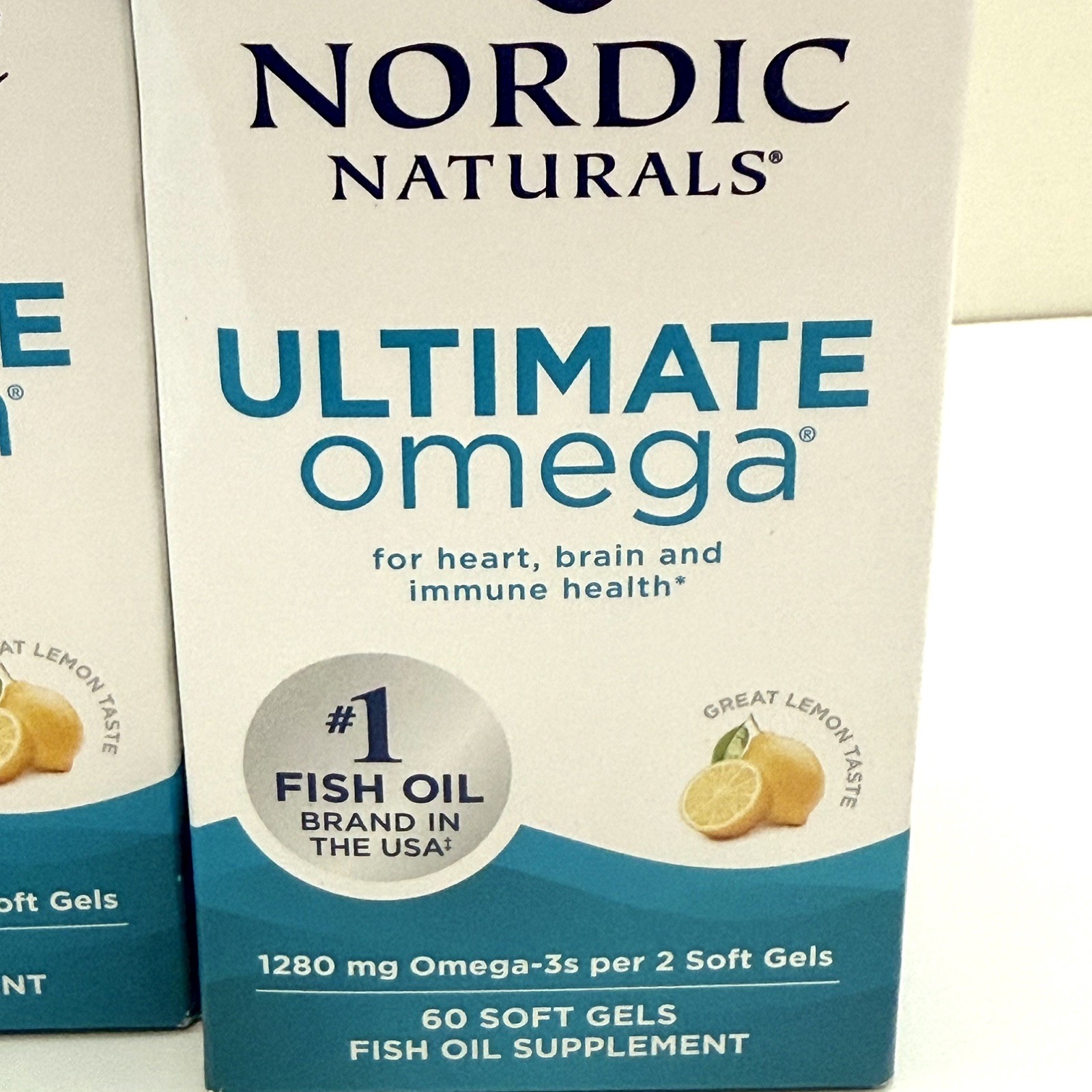 4 PACK Nordic Naturals ULTIMATE OMEGA. 240 soft gels total. Lemon Exp 2029
