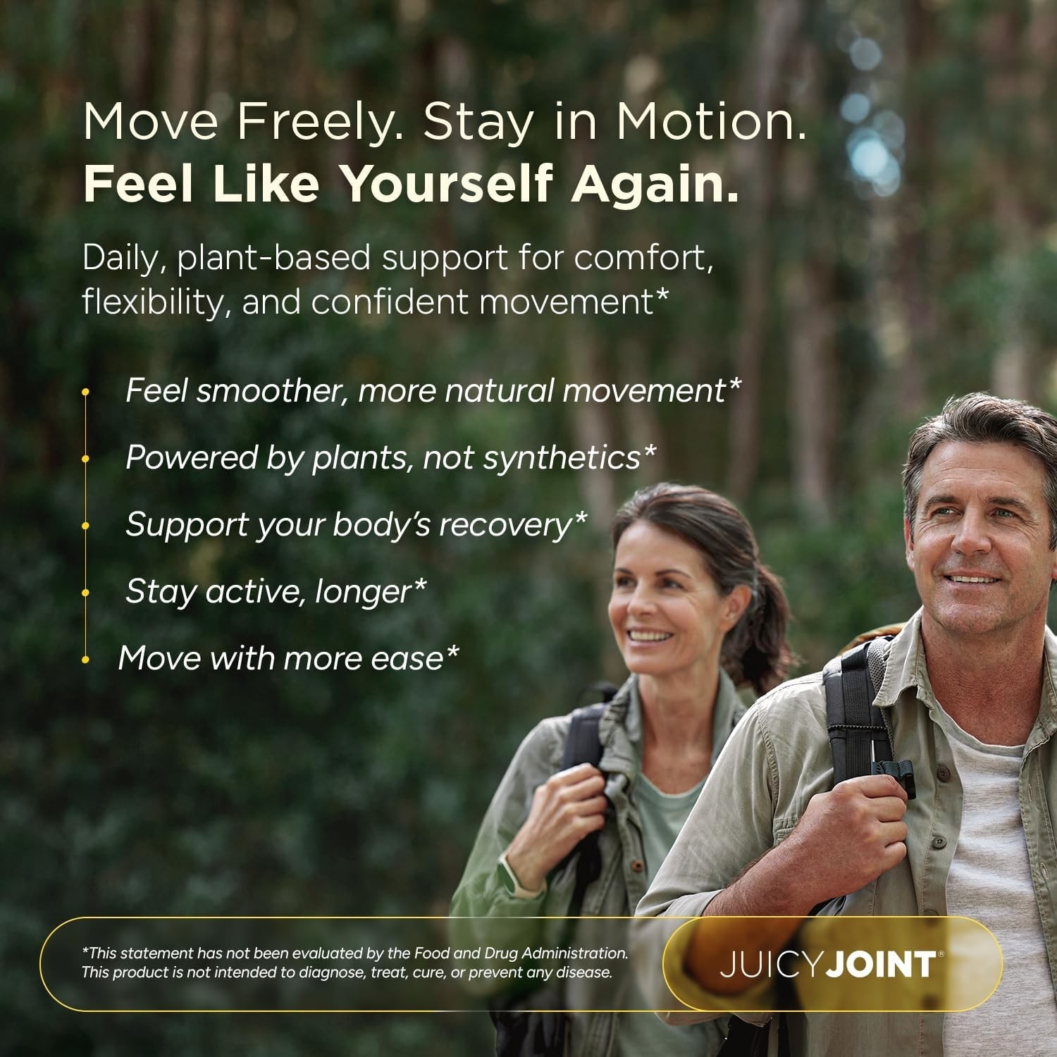 Juicy Joint Extract -100% Plant-Based Joint Support Supplements for Women & M…