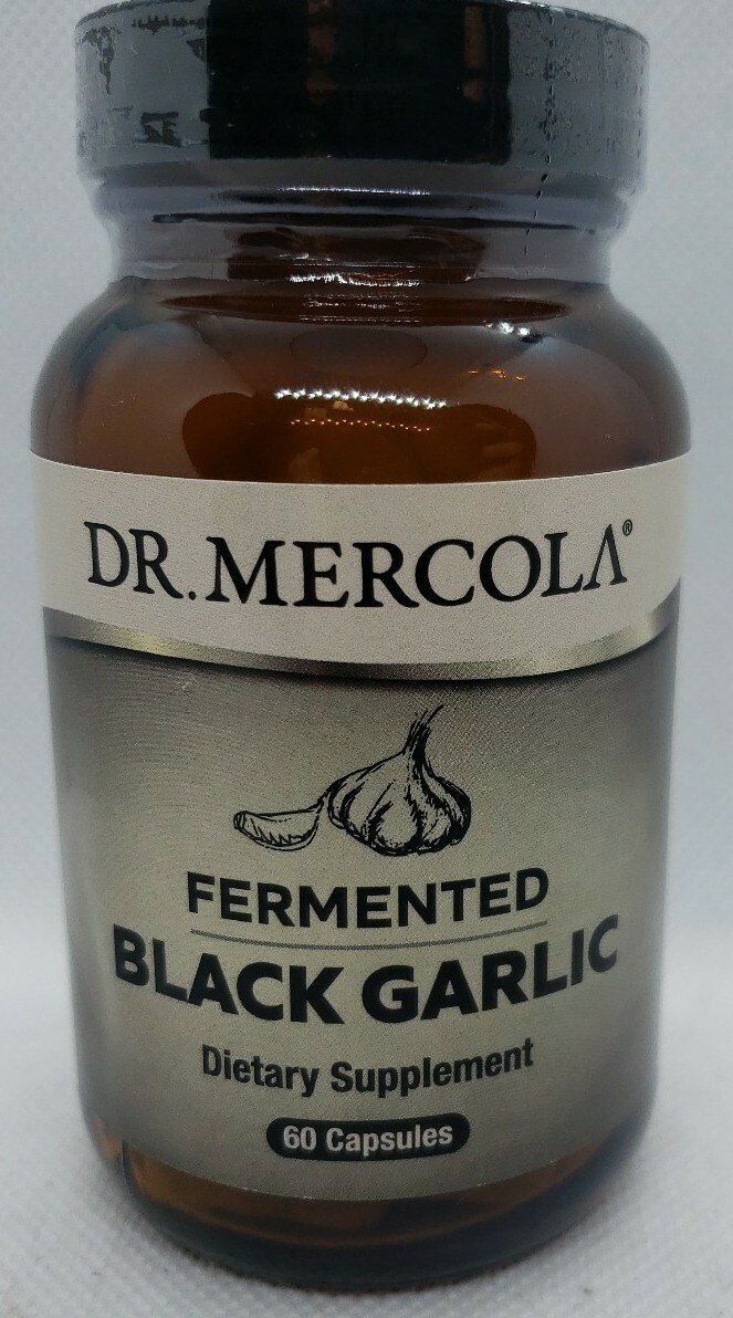 Dr. Mercola Fermented Black Garlic 400mg, 60 capsules