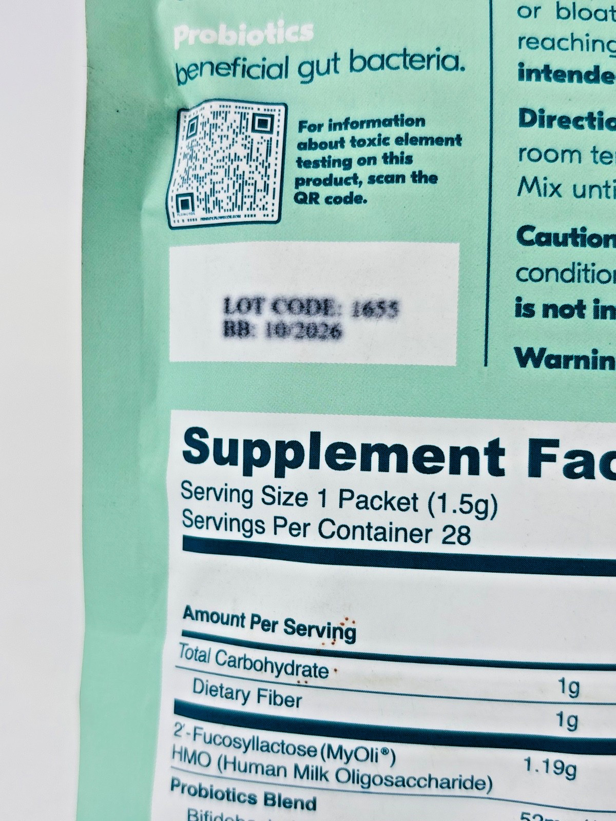 Begin Health Baby Prebiotics& Probiotics for Infants 0-12 Months EXP 10/2026