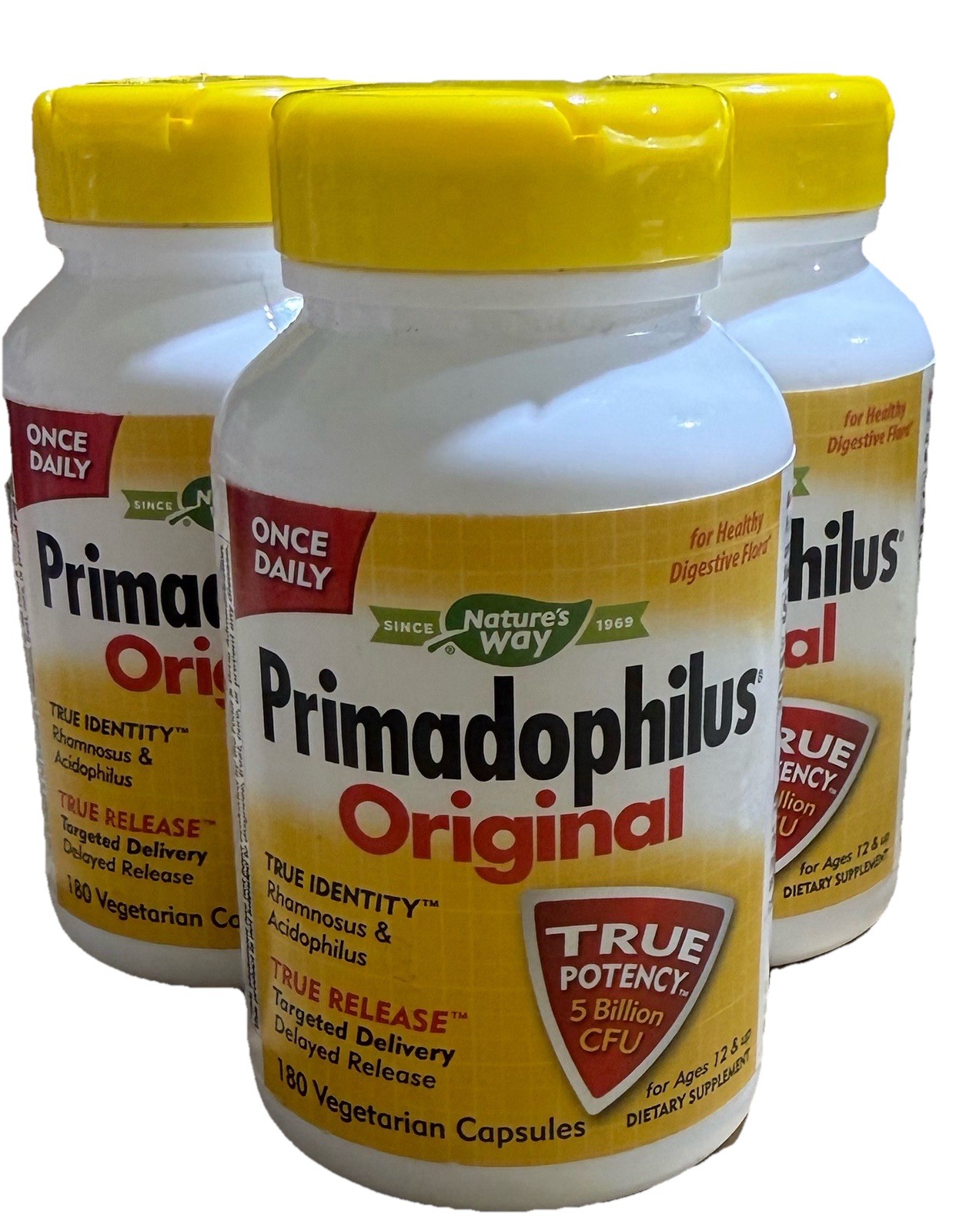 Nature’s Way Primadophilus, Original, For All Ages Lot Of 3 540 Caplets