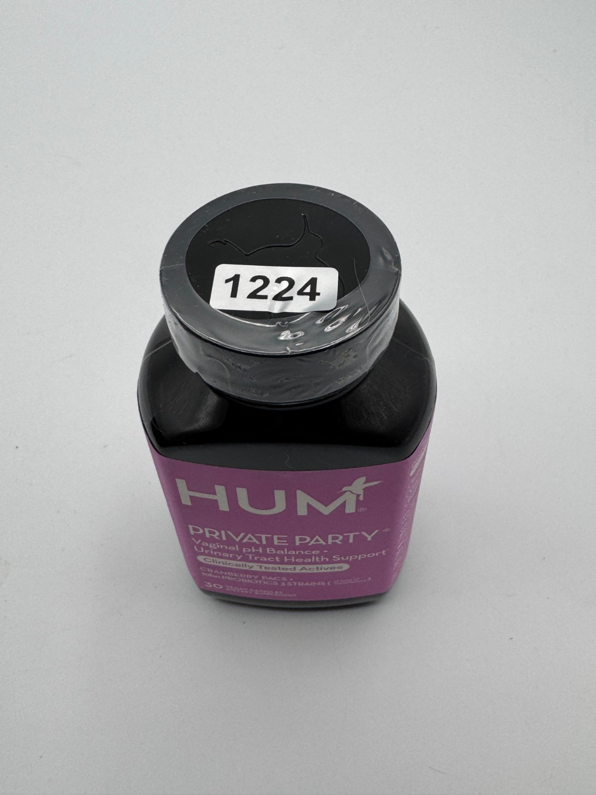 HUM Private Party Vaginal pH Balance Probiotics Cranberry 30 Capsules New