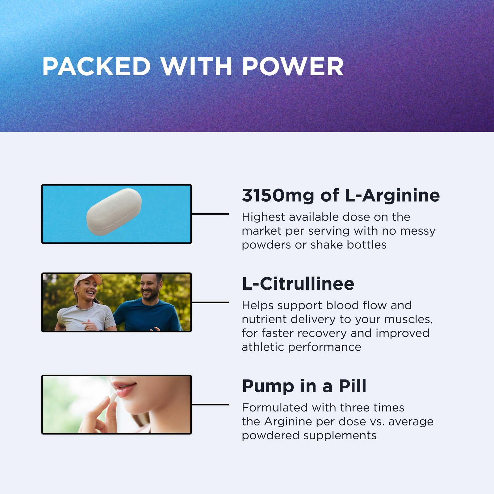 Arginine 3K Elite – High-Dose Nitric Oxide Booster – Supports Blood Flow, Mus…