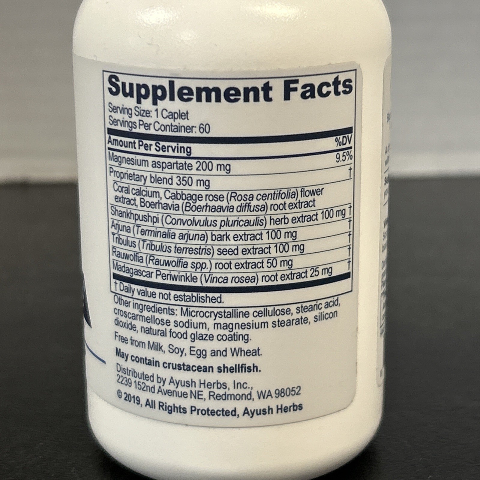 Ayush Herbs Carditone – 60 Capsules – Blood Pressure Support EXP 10/2028