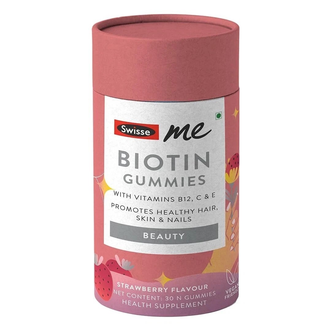 Biotin Gummies Reduces, Hair Fall & Promotes Regrowth, Supports Healthy Skin W40