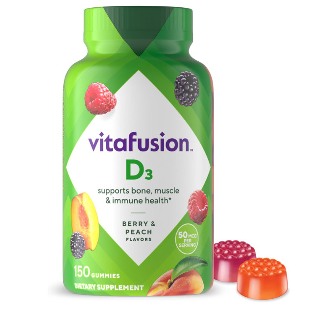 Vitafusion Vitamin D3 Gummies, Bone & Immune Support 150 Gummies 02/27 LOT OF 2