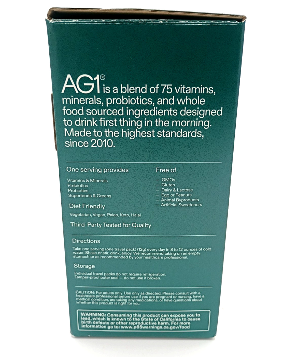 Athletic Greens AG1 40ct Daily Foundational Nutrition 40x12g Pks Exp 6/26 *READ