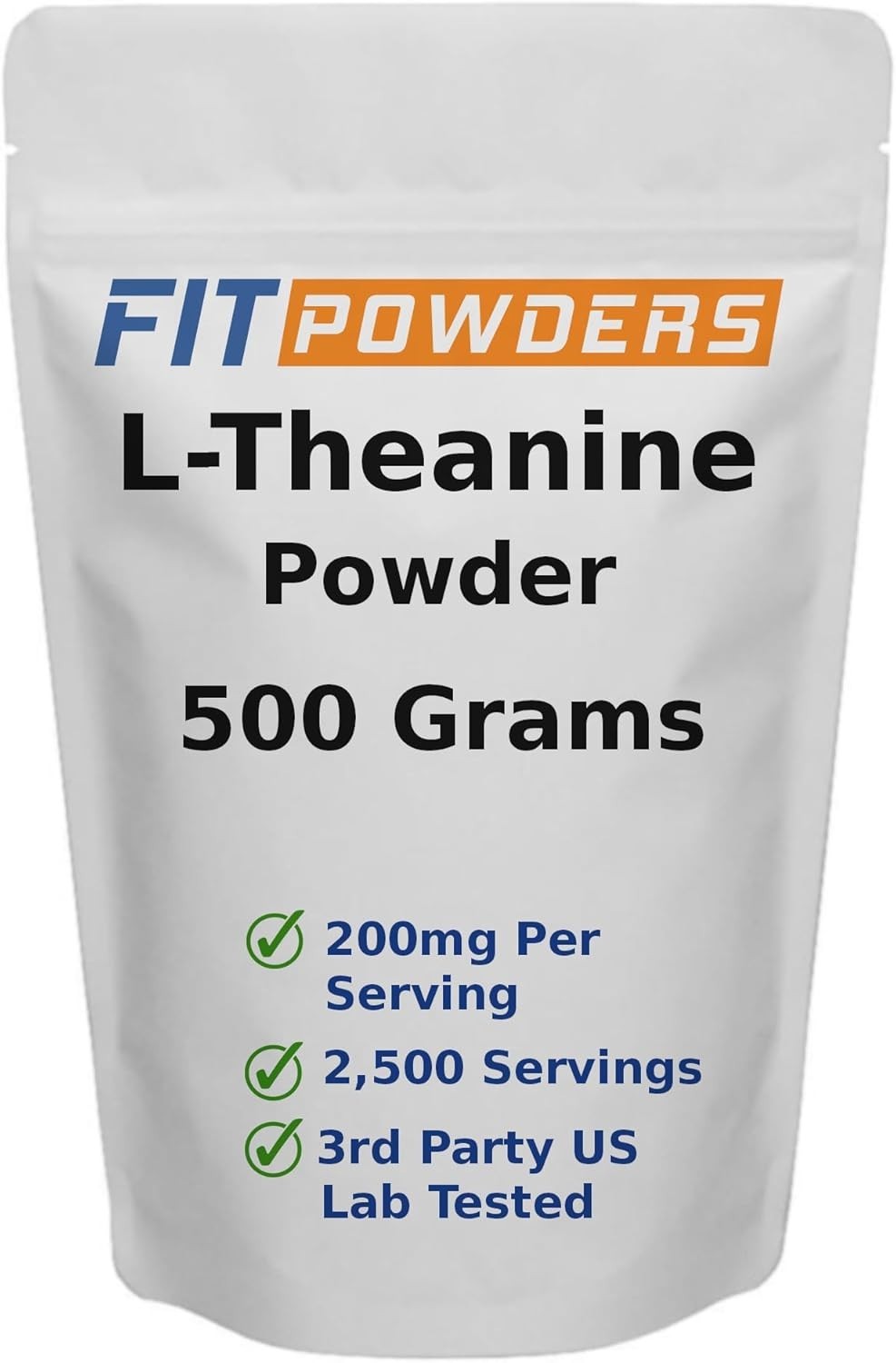 Pure L-Theanine Powder 1.1 lbs – Boost Mood & Support Focus – Eco-Friendly Pack