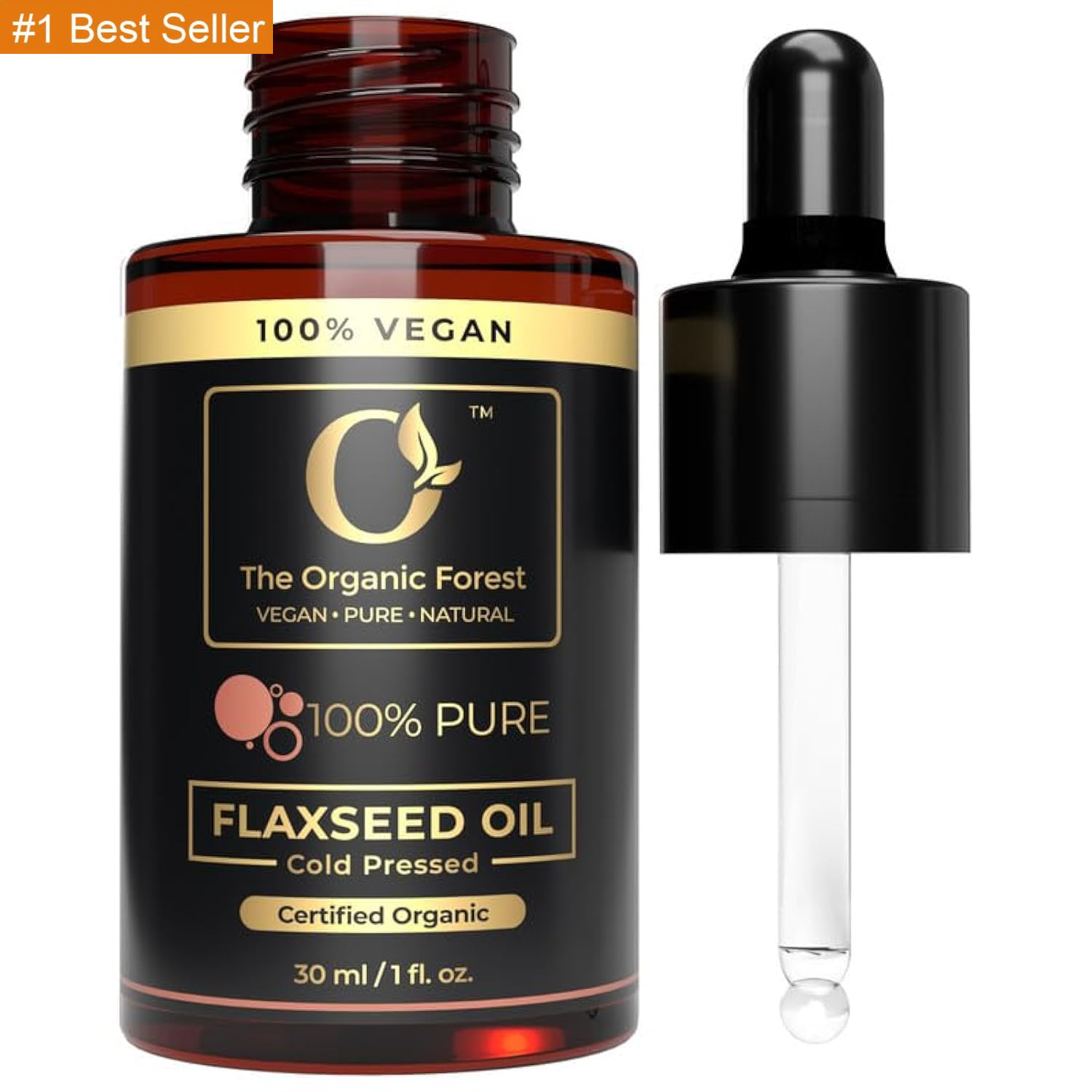 100% Plant Based Organic Flaxseed Oil for Hair and Skin Care – Aceite De Lino –
