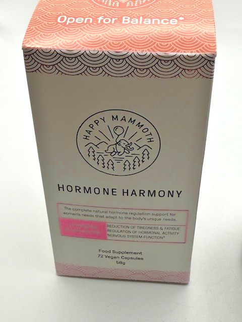 Hormone Harmony Happy Mammoth Women’s Hormone Support 72 Vegan Capsules Natural
