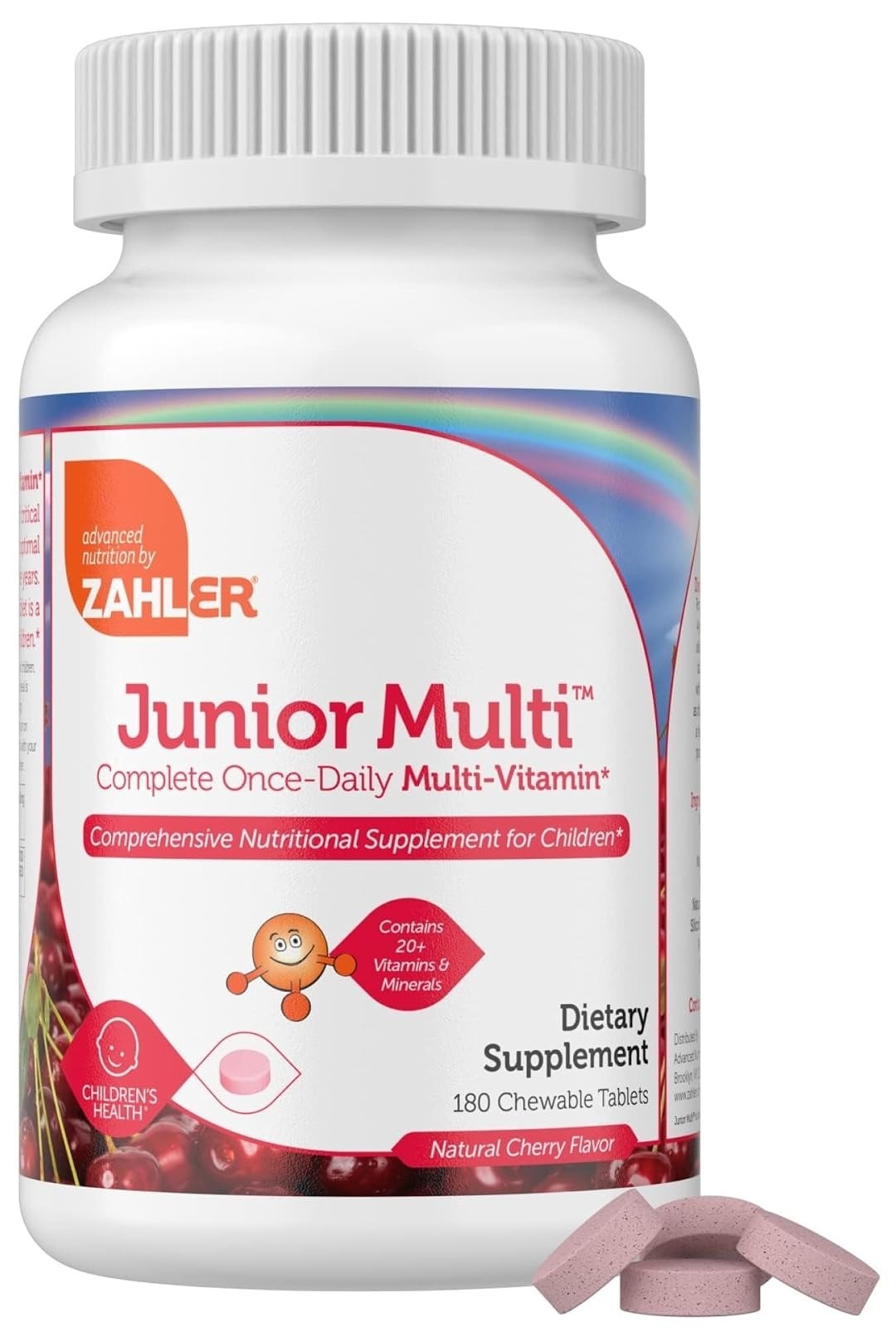 Zahler Junior Multi – Children’s Complete Multivitamin, 90 Chewable Tablets