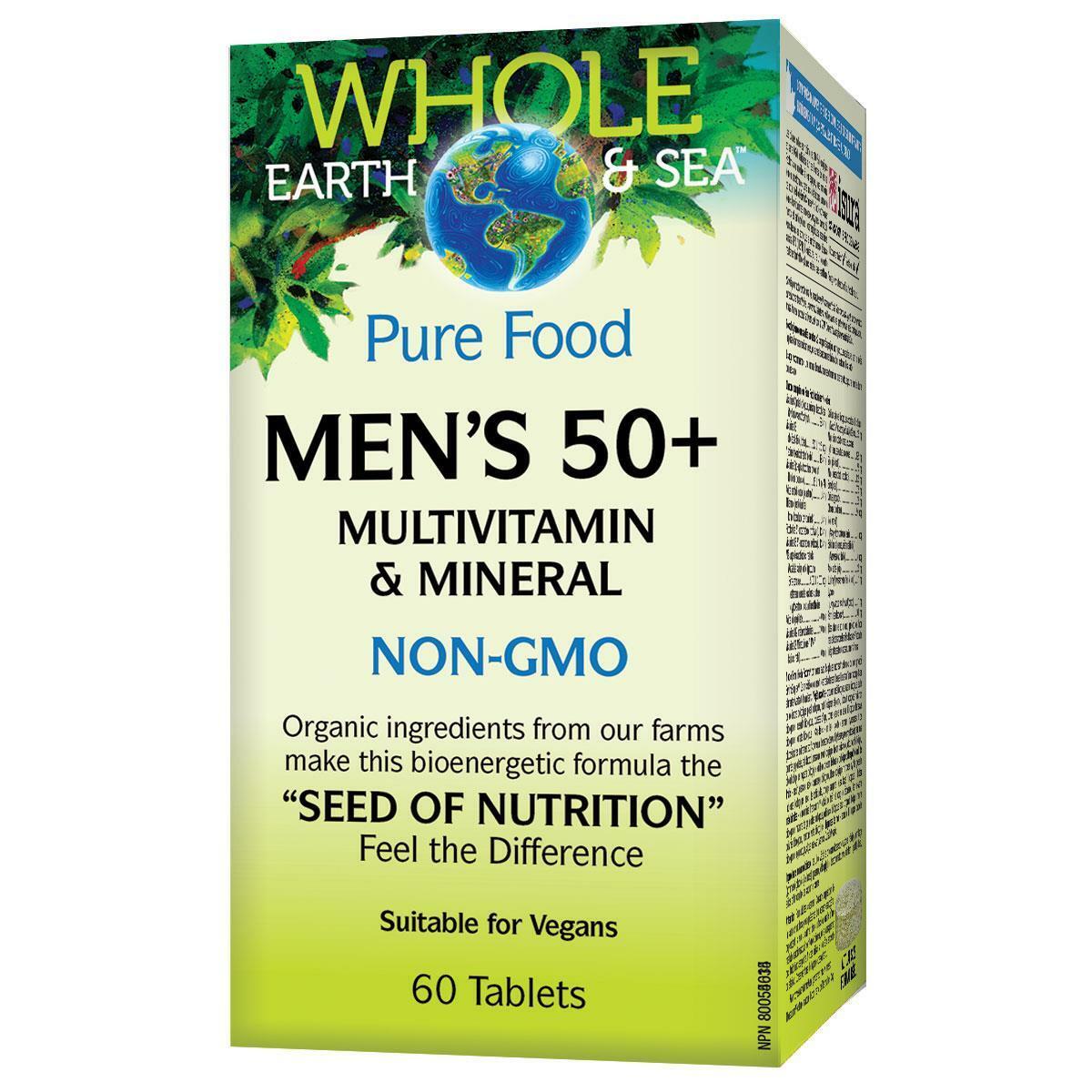 Whole Earth & Sea Men’s 50+ Multivitamin & Mineral 60 tablets