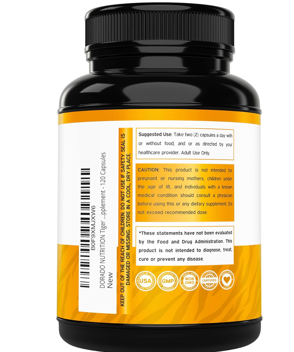 Organic Tiger Milk Mushroom Extract Capsule 500mg | 120 Capsules