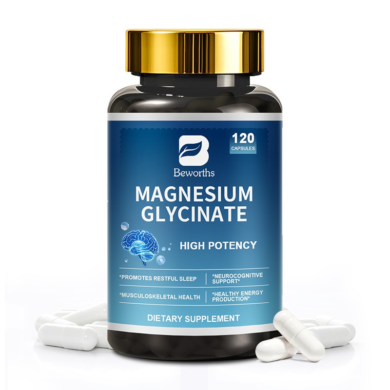 Magnesium Glycinate 250mg Ashwagandha Improved Sleep,Stress & Anxiety Relief
