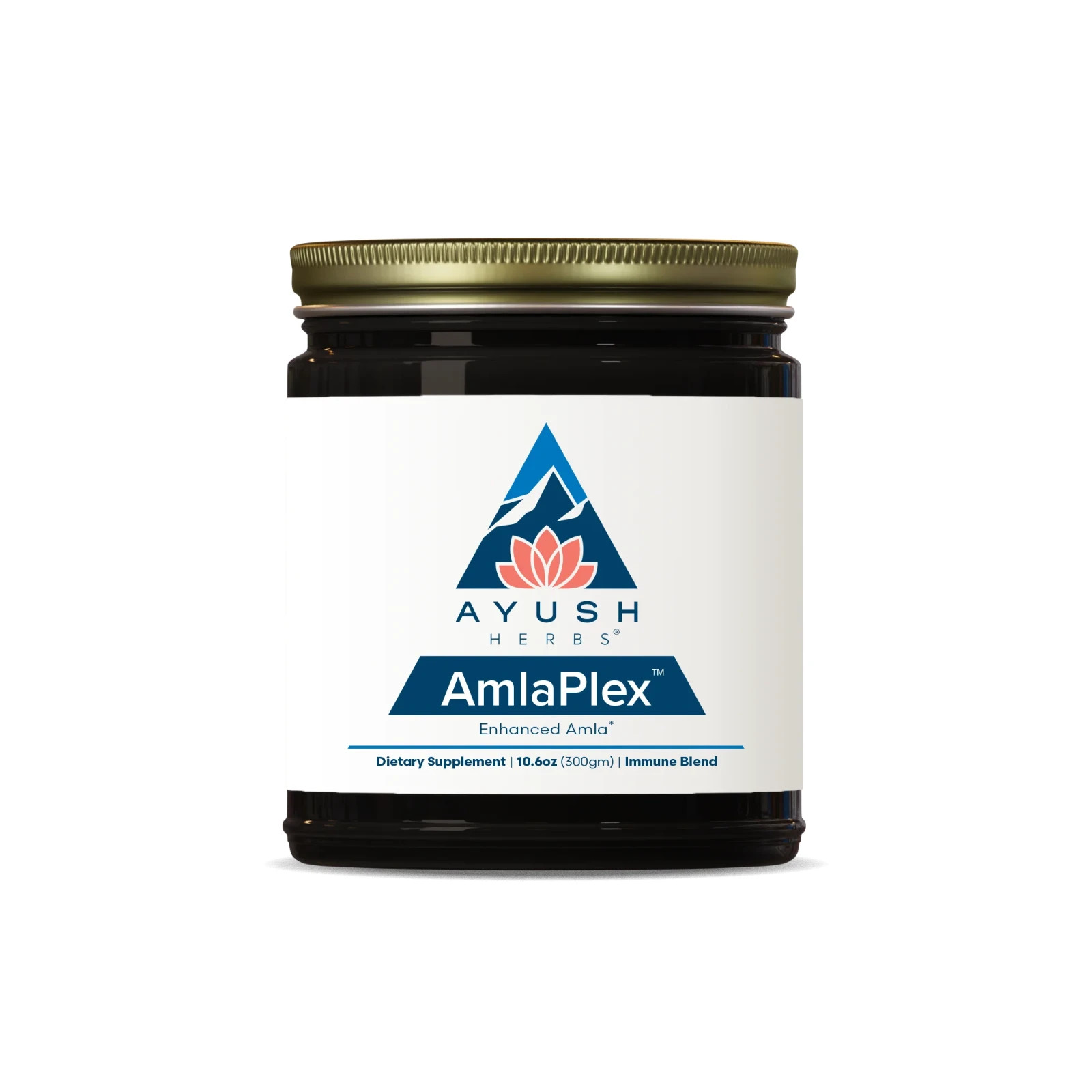 Ayush Herbs AmlaPlex – Enhanced Amla – 10.6 oz/300 gr – Newest Expiration!
