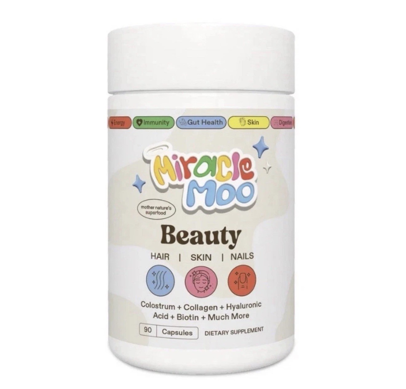 Miracle Moo Beauty | Colostrum, Collagen, Hyaluronic Acid, Biotin, MSM EXP:11/27