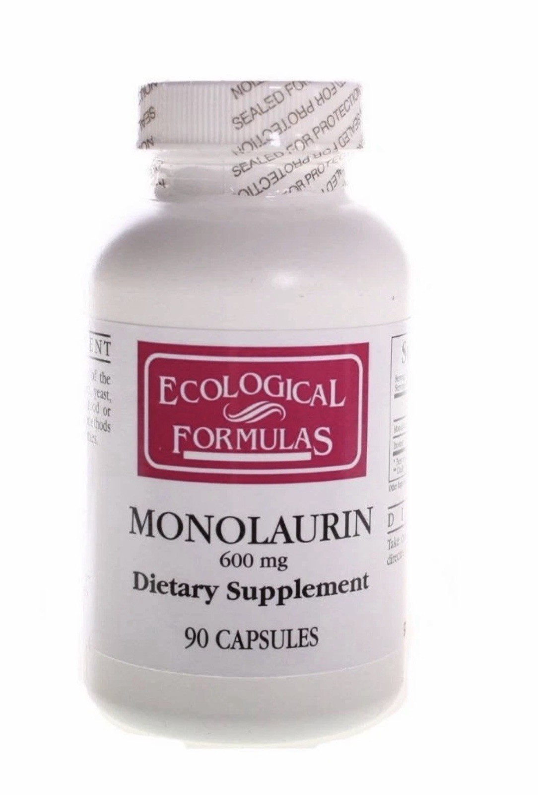 Ecological Formulas Monolaurin 600 Mg – 90 Capsules
