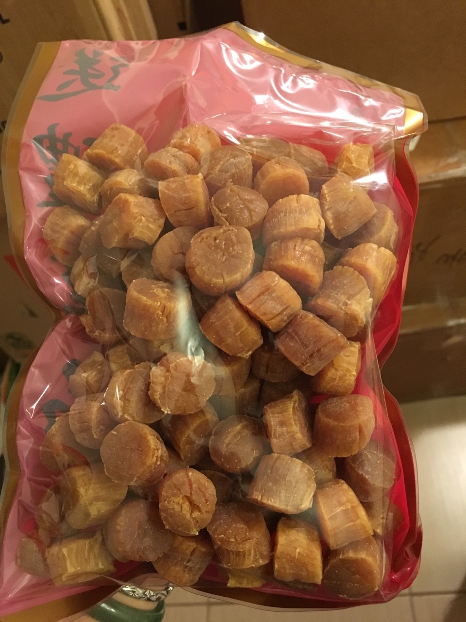 Japanese Natural Sun Dried Scallops Dried Seafood Conpoy (S Size)1lb, Grade