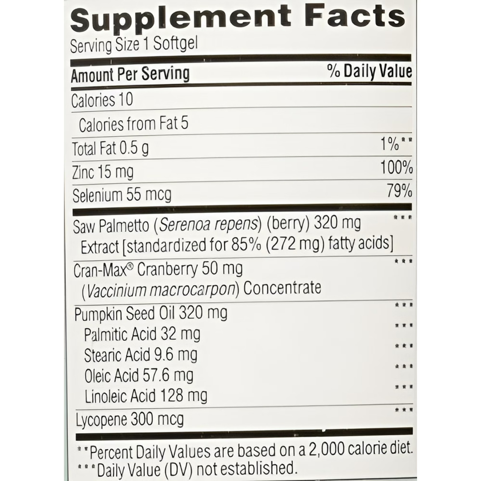 Genuine Trunature Prostate Plus Health Complex – 250 Softgels / Expiry 2028