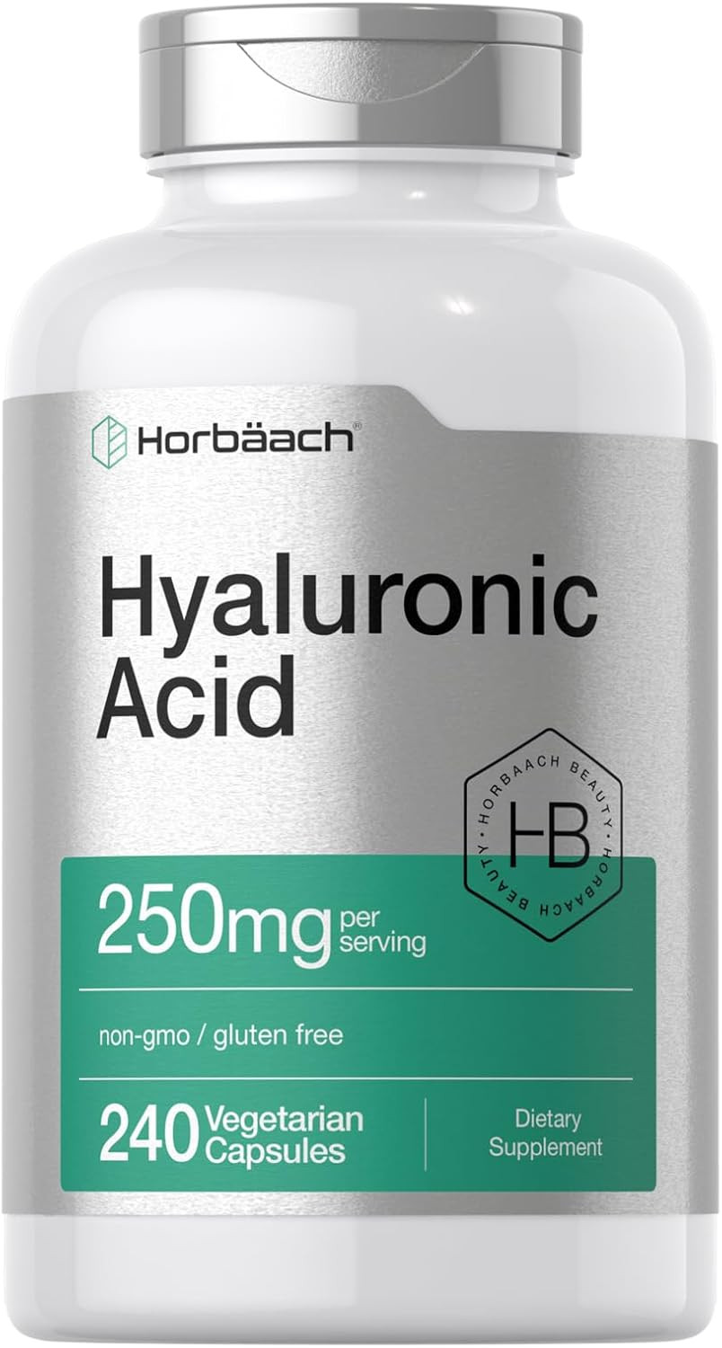 Horbäach Hyaluronic Acid Capsules | 250 Mg | 240 Count EXP:10/28