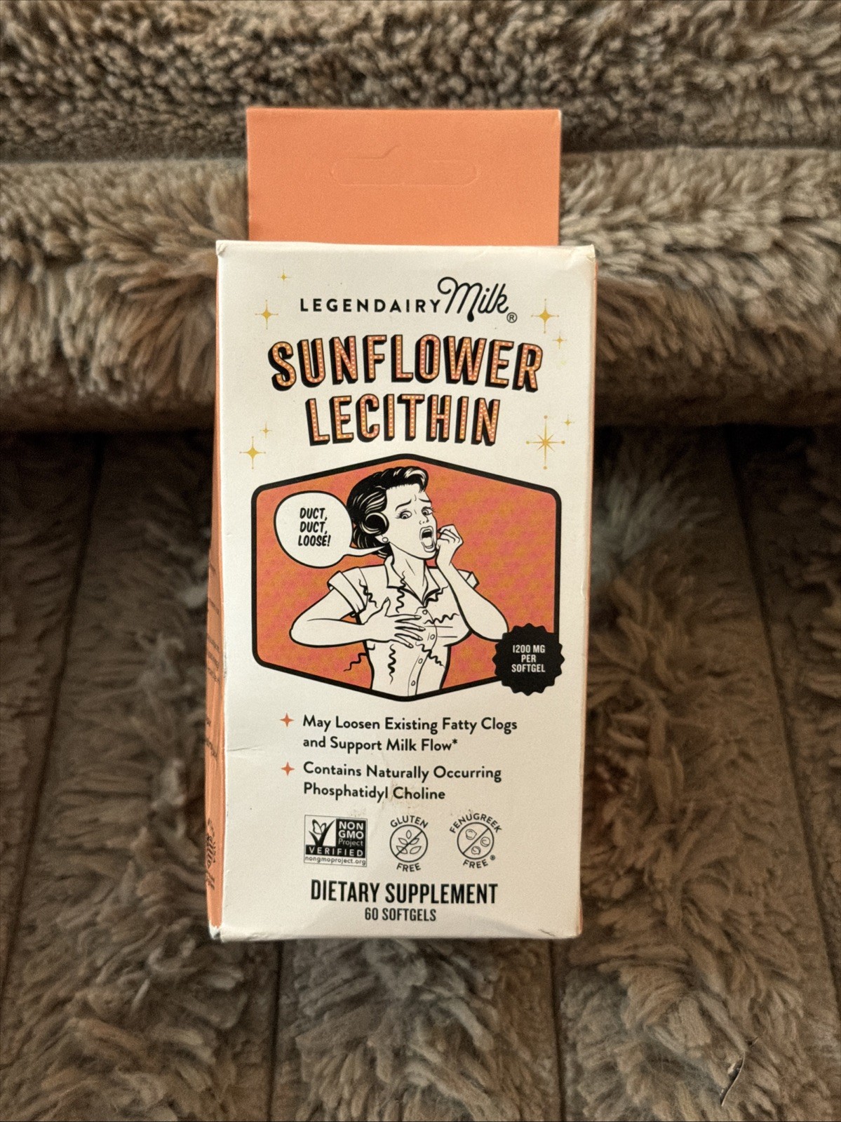 Legendairy Milk Sunflower Lecithin Breastfeeding Supplement 60 Softgel Exp 03/28