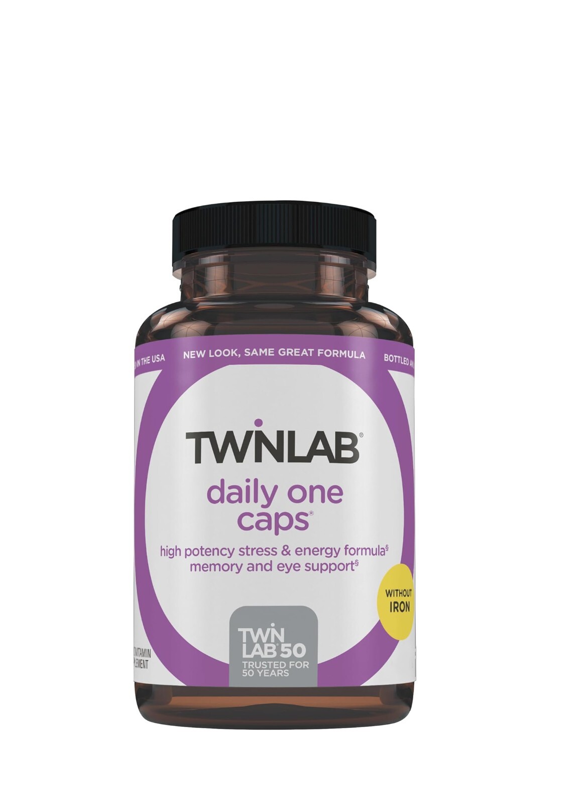 Twinlab Daily One without Iron and with Florglo, 60 Count