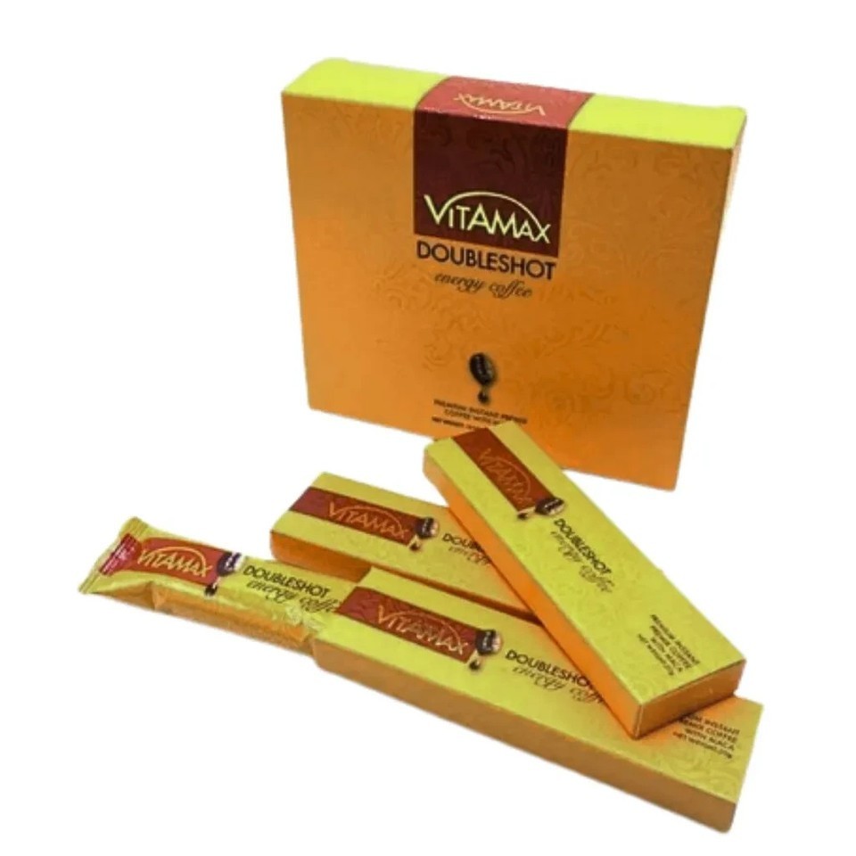 Vitamax DoubleShot Energy Coffee 10 Sachets For Men