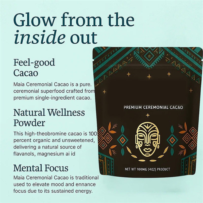 `30 Servings MAIA High-Flavanol Super Cacao Cardiovascular Superfood 7oz`