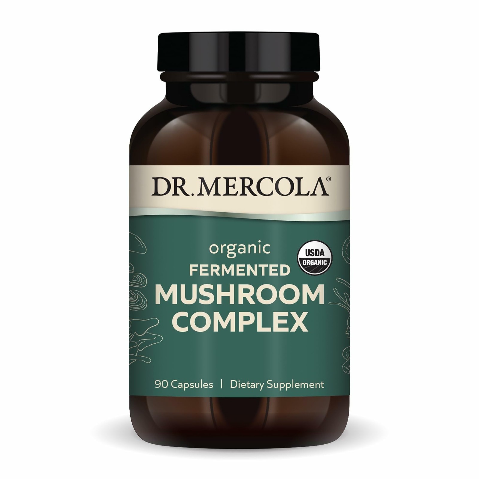 Dr. Mercola Organic Fermented Mushroom Complex – Supports Immune Cellular