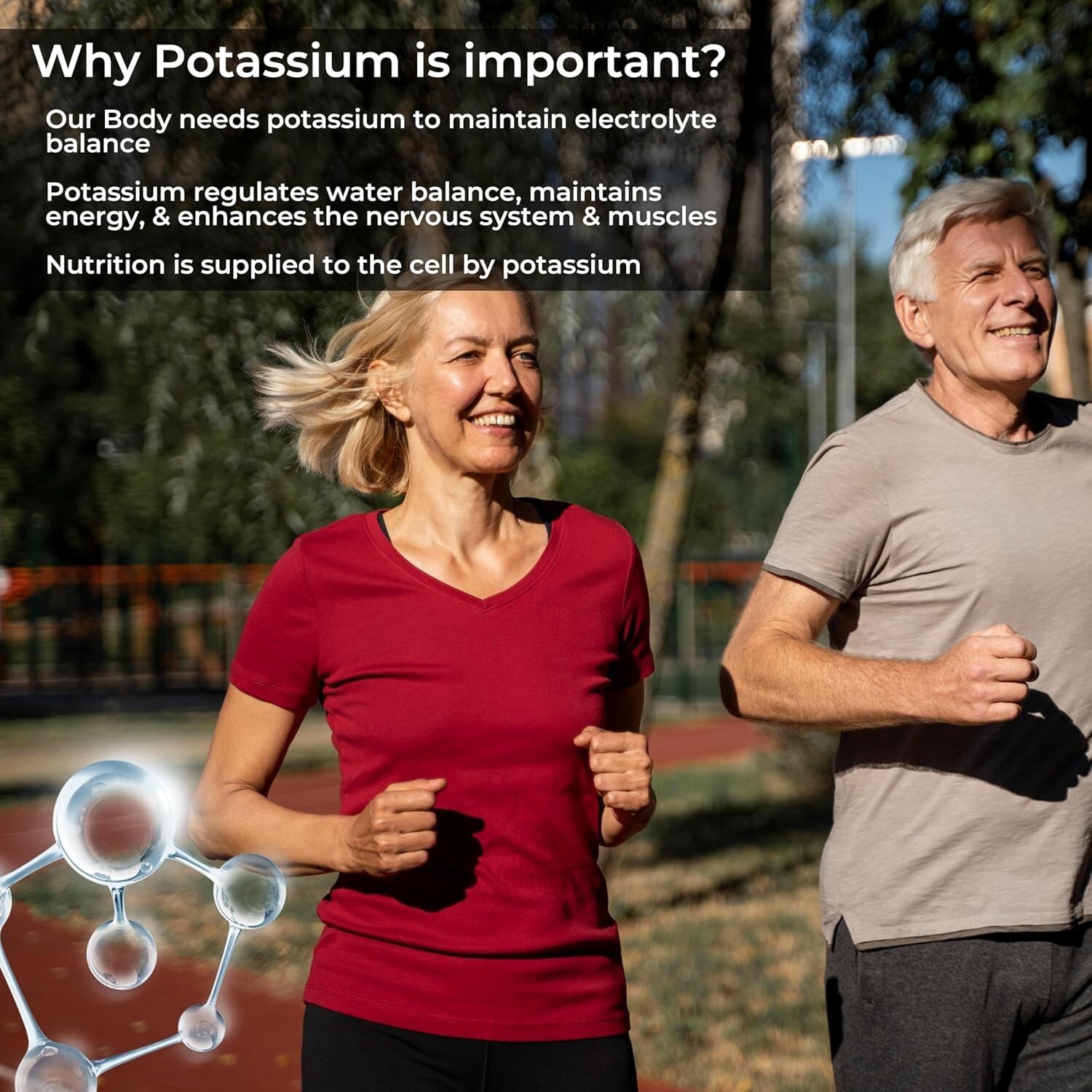 HEALTHVEDA Potassium Citrate 800 Mg 60 Veg Tablets Support Nerve Muscle Joint