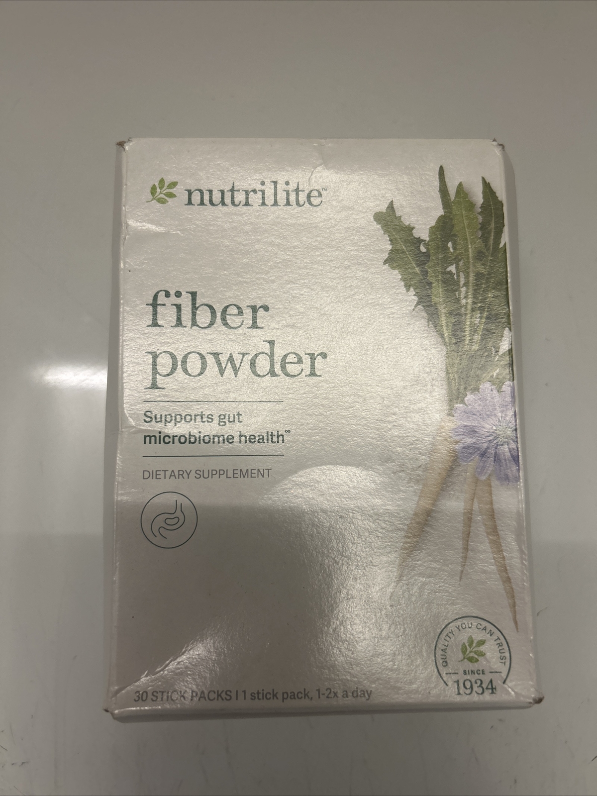 Amway Nutrilite™ Fiber Powder 30 Sticks Packs (see box Condition) Exp 4/2025