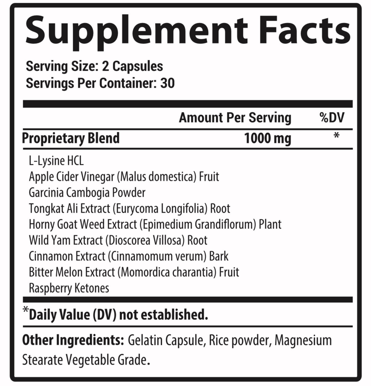 BioXCell Male Health Supplement Support Blood Health & Vitality 180 Capsules