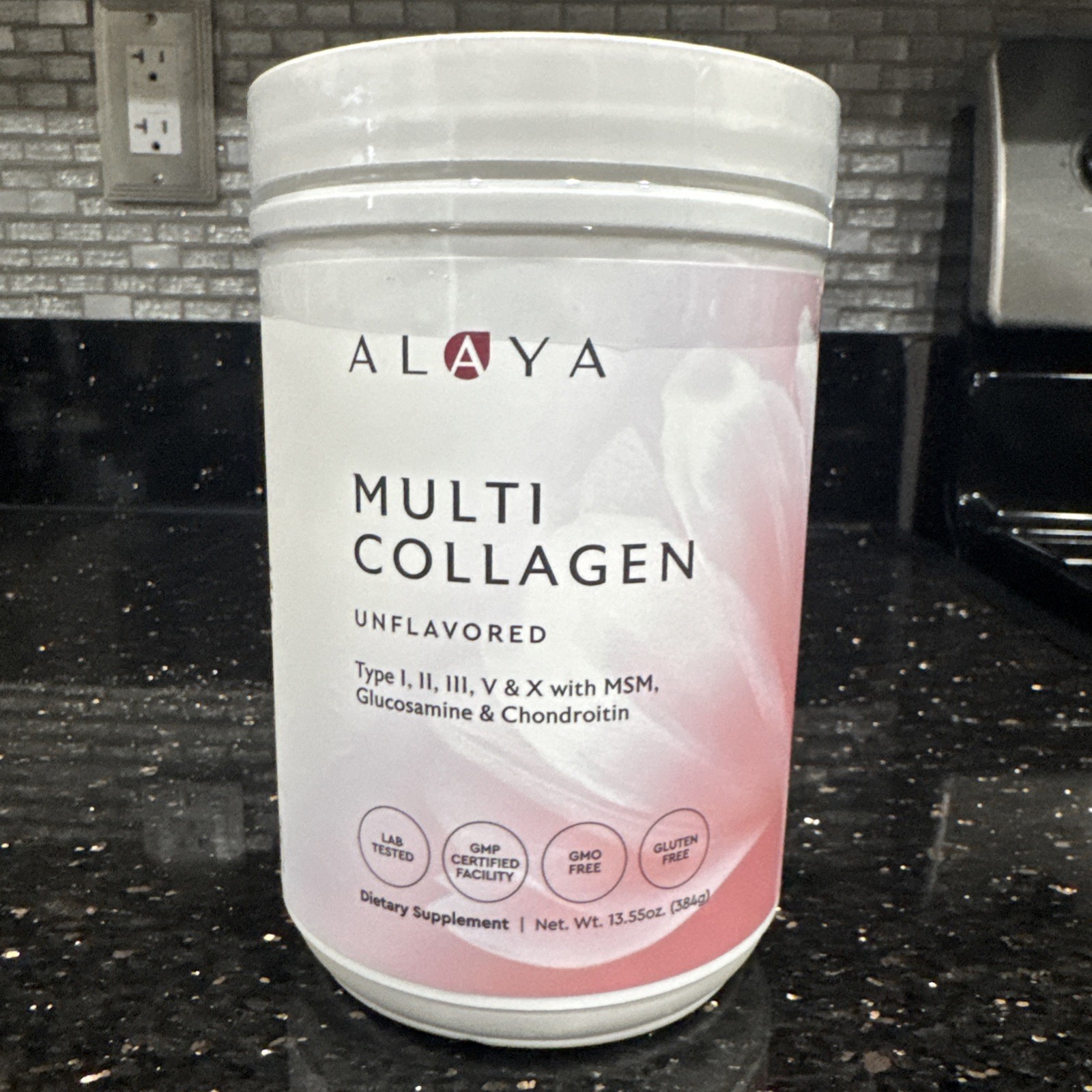 ALAYA MultiCollagenPowder Type I, II, III, V, X Hydrolyzed Collagen Peptides