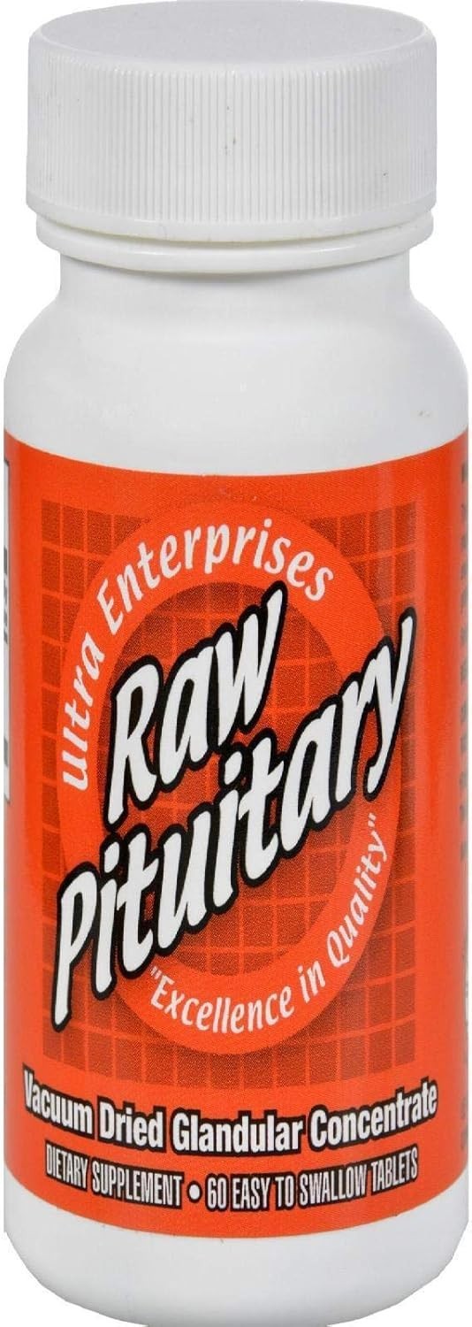 *WOW Raw Pituitary Tablets, 60 Count, by Ultra Glandulars, Excellence in Quality