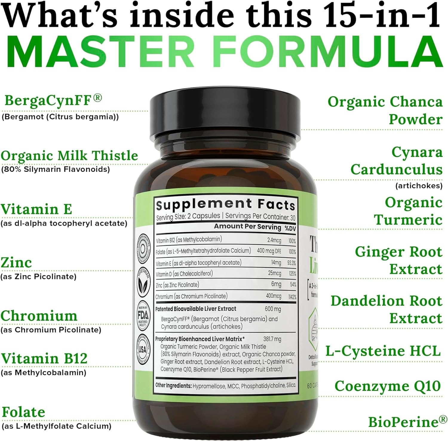 THE EVERYDAY LIVER VITAMIN – LIVER CLEANSE DETOX & REPAIR WITH MILK THISTLE
