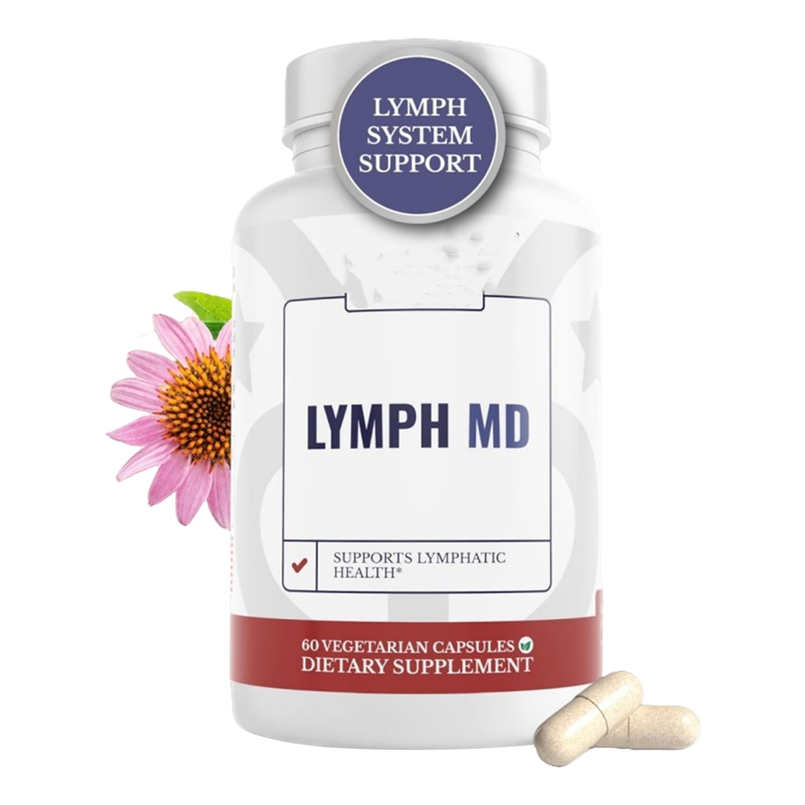 3 Pack Lymph MD- Lymphatic System Supplement with 9 Botanicals. Men and Women US