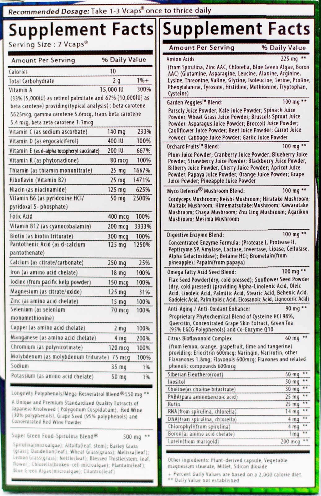C24/7 Natural Fitness Food Supplement, 5 Boxes (150 Capsules), Health