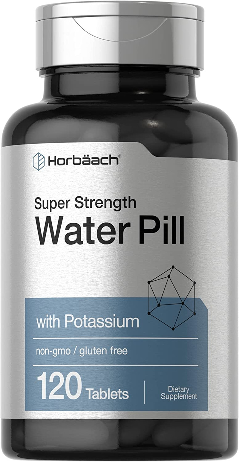 Horbäach Water Pills – Super Strength Water Pills – Water Retention Bloat Relief