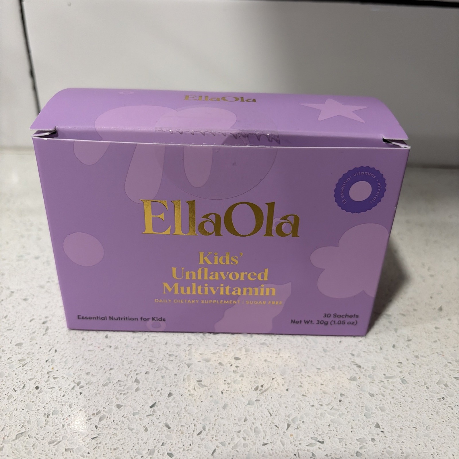 EllaOla Kids’ Unflavored Multivitamin 30 Sachets Exp 12/1/2027 *New*