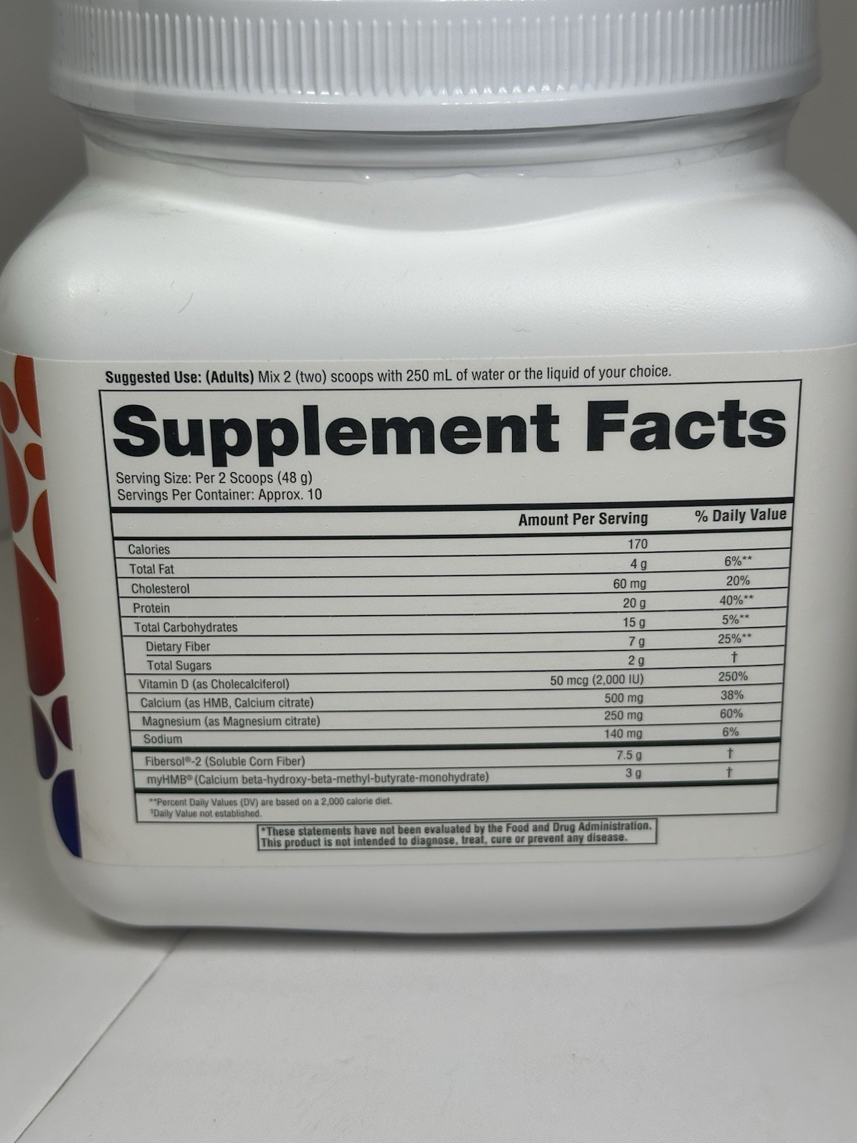 Youtheory Muscle Guard Protein Support Vanilla Powder 17.1 oz – Set Of 2