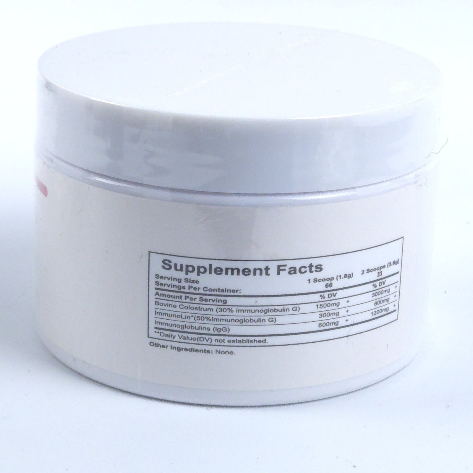 Bovine Colostrum grassfed+ immunolin Supplement Powder 4.23oz