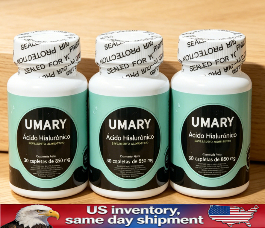 New 3 bottles Hyaluronic Acid 30 Capsules 850mg Daily Health Supplement –US–*