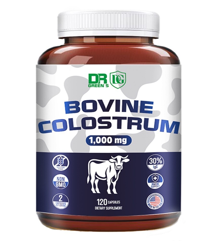 COLOSTRUM 1000Mg Supports Immune Health CALOSTRO BOVINO Bovine colostrum 120 Cps